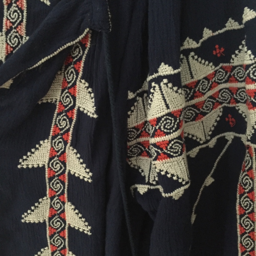 beaded navy top - Picture 5 of 5